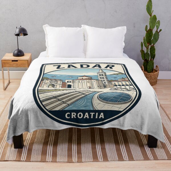 Item preview, Zadar Croatia Vintage Travel Emblem designed and sold by k3rstman1.