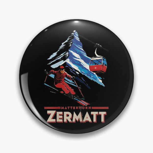 Item preview, Zermatt Matterhorn Ski Funny designed and sold by goombi-creative.