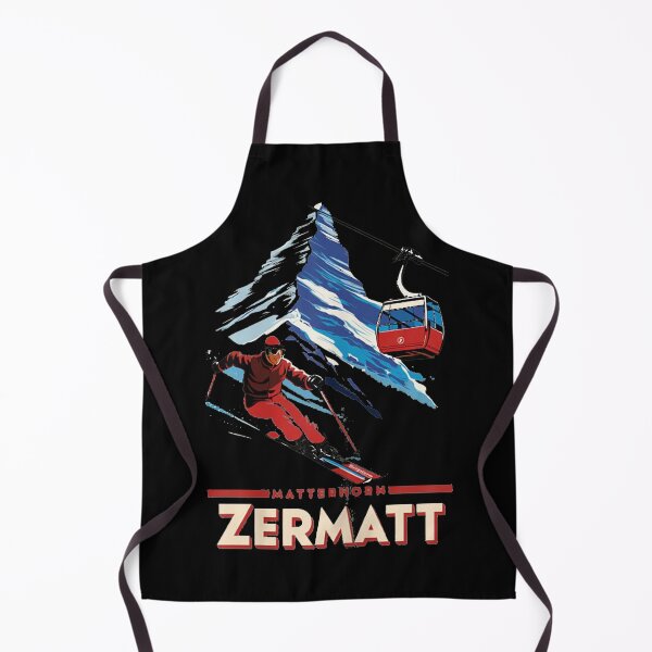 Item preview, Zermatt Matterhorn Ski Funny designed and sold by goombi-creative.