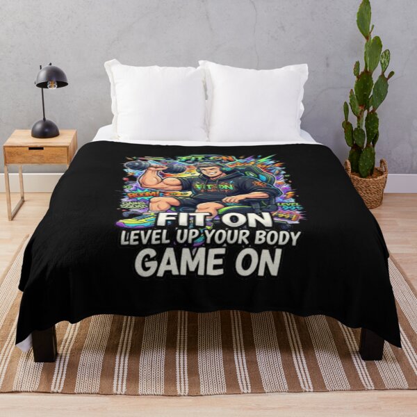 Item preview, FIT ON Gamer Muscle Hero – Gaming Fitness Workout Streetwear T-Shirt designed and sold by Fit On.