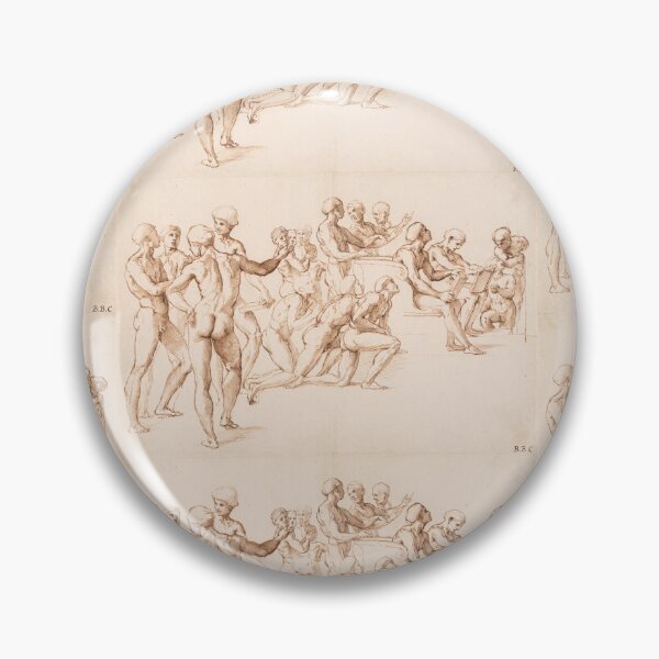 Item preview, Renaissance Study of Nude Male Figures designed and sold by artofuniverse.