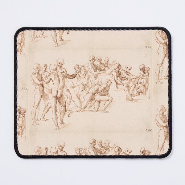 Item preview, Renaissance Study of Nude Male Figures designed and sold by artofuniverse.