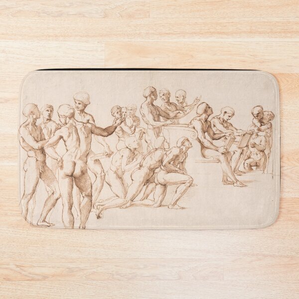 Item preview, Renaissance Study of Nude Male Figures designed and sold by artofuniverse.