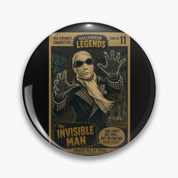 Item preview, The Invisible Man - Halloween Trading Cards designed and sold by halibutgoatramb.