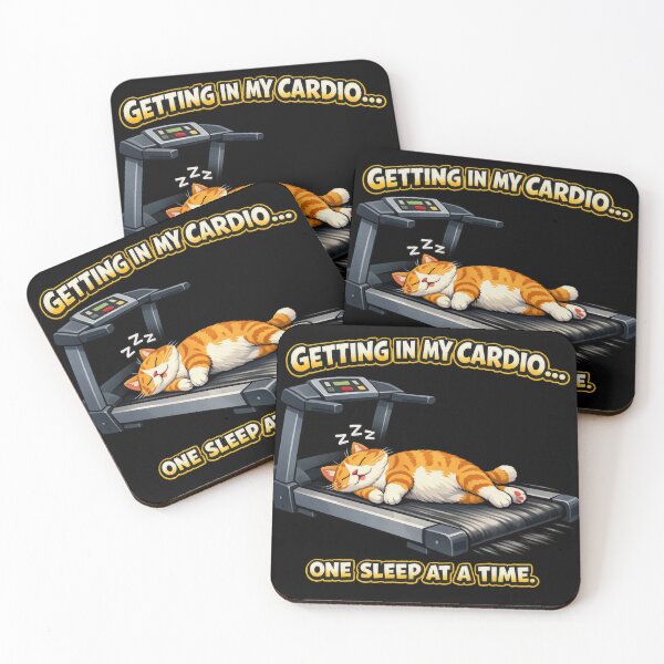 Item preview, This Is My Cardio Funny Sarcastic Cat – Lazy Gym Cat Lover Design, Funny Fitness Gift designed and sold by AYACHI90.