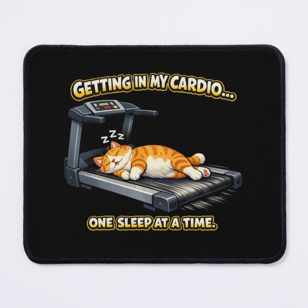 Item preview, This Is My Cardio Funny Sarcastic Cat – Lazy Gym Cat Lover Design, Funny Fitness Gift designed and sold by AYACHI90.
