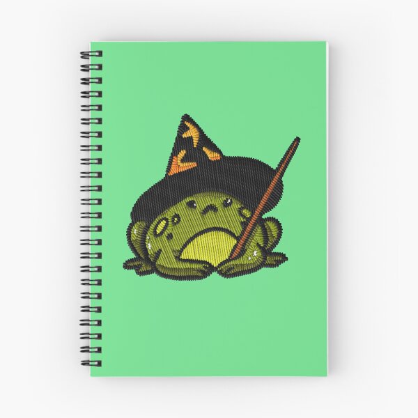 Item preview, Kawaii Witch Frog Halloween Embroidery Patch Sticker designed and sold by · GAMING SOUL ·.