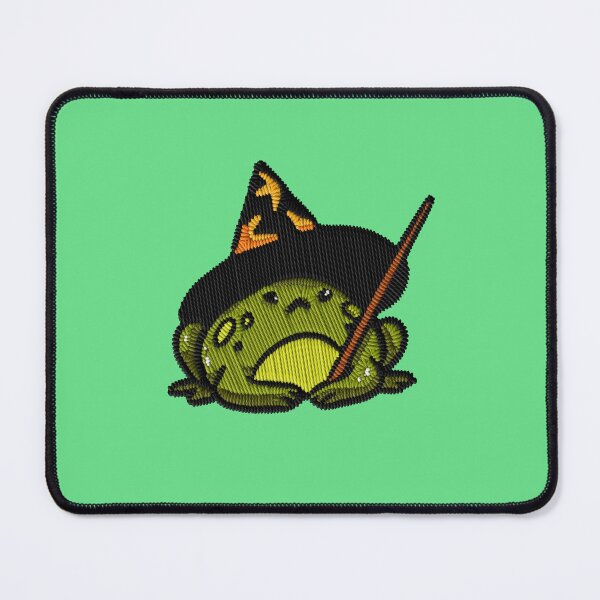 Item preview, Kawaii Witch Frog Halloween Embroidery Patch Sticker designed and sold by · GAMING SOUL ·.