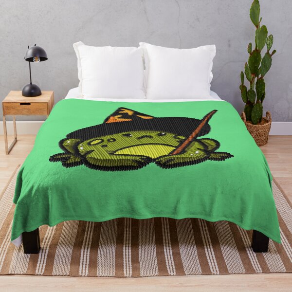 Item preview, Kawaii Witch Frog Halloween Embroidery Patch Sticker designed and sold by · GAMING SOUL ·.