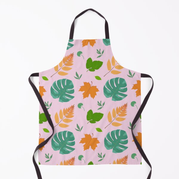 Item preview, Tropical Botanical Leaves Pattern | Pink Green Orange Nature Design designed and sold by Arts17N.