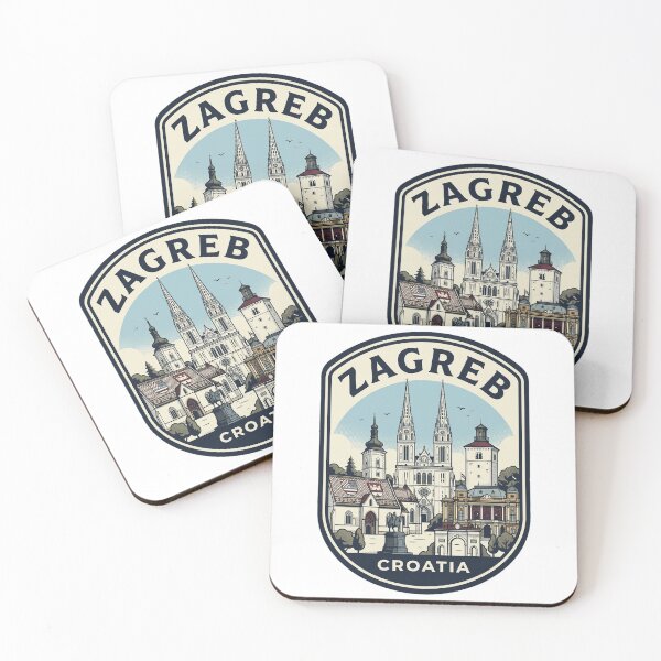 Item preview, Zagreb Croatia Vintage Travel Badge designed and sold by k3rstman1.