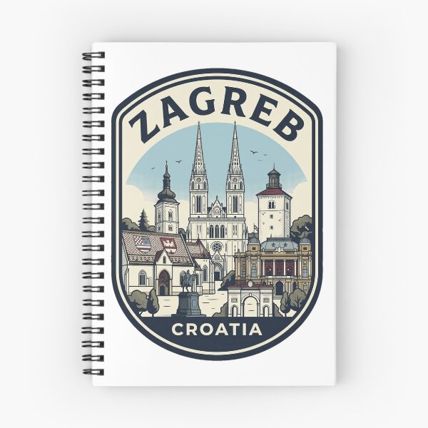 Item preview, Zagreb Croatia Vintage Travel Badge designed and sold by k3rstman1.