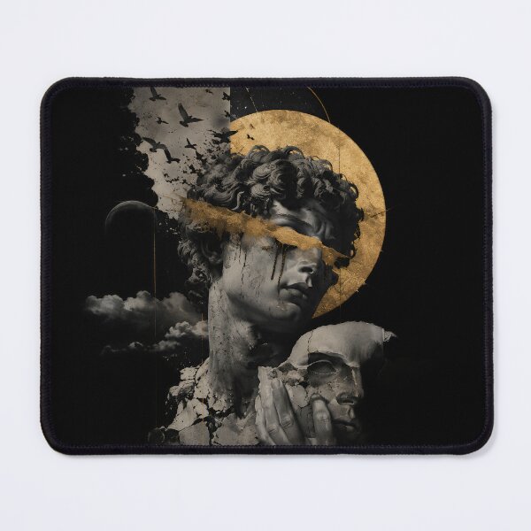 Item preview, Broken Halo - Dark Classic Surreal Art of a Lost Soul designed and sold by alekachi.