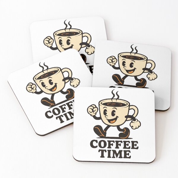 Item preview, Coffee Time Funny Retro Cartoon Mug Character designed and sold by Photo-Sphere101.