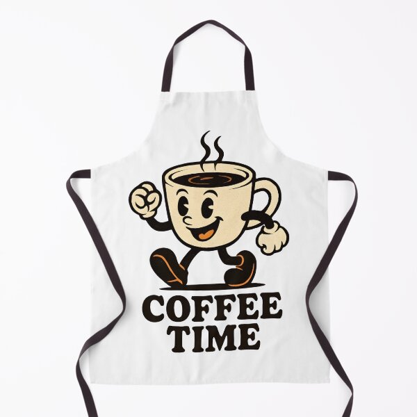 Item preview, Coffee Time Funny Retro Cartoon Mug Character designed and sold by Photo-Sphere101.