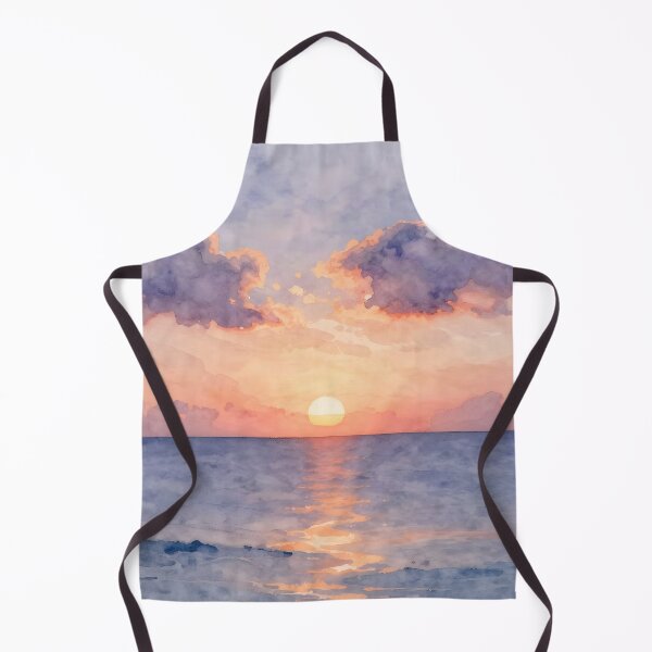 Item preview, Sunset: Peaceful Ocean Horizon designed and sold by Serene Strokes Art.