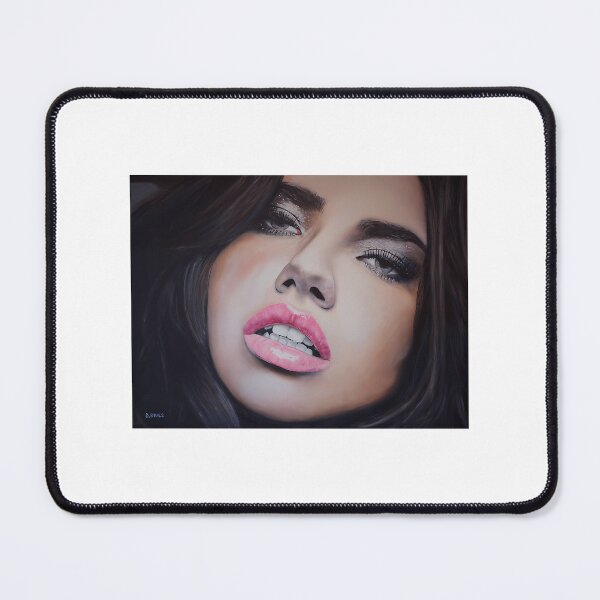 Item preview, Adriana Lima Portrait Oil Painting designed and sold by villasenormarin.