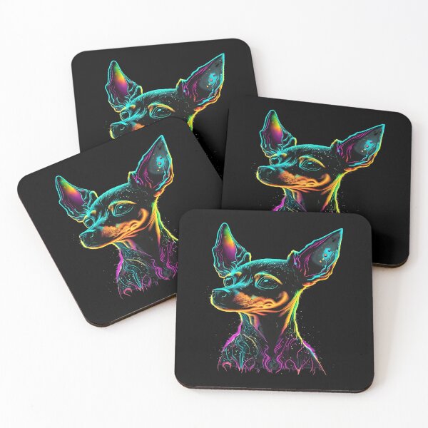Item preview, Neon Dog Portrait Art designed and sold by GiaoCalonas.