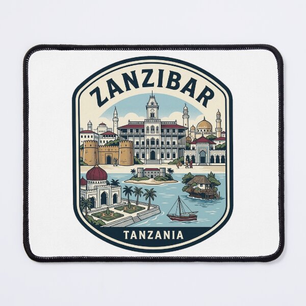 Item preview, Zanzibar Tanzania Vintage Travel Badge designed and sold by k3rstman1.