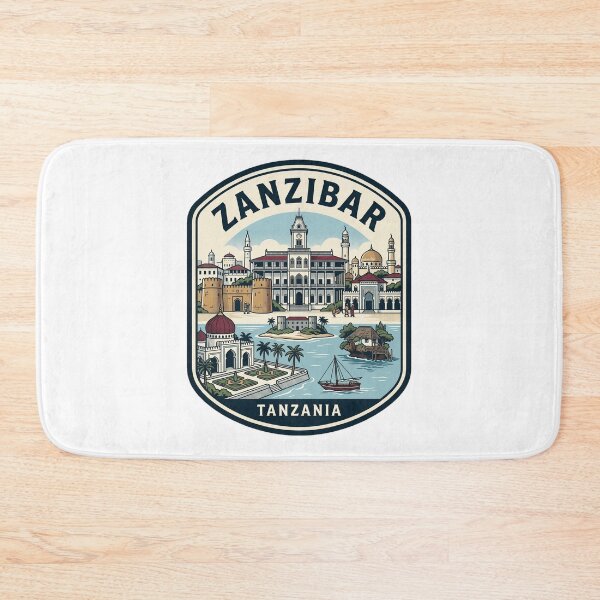 Item preview, Zanzibar Tanzania Vintage Travel Badge designed and sold by k3rstman1.