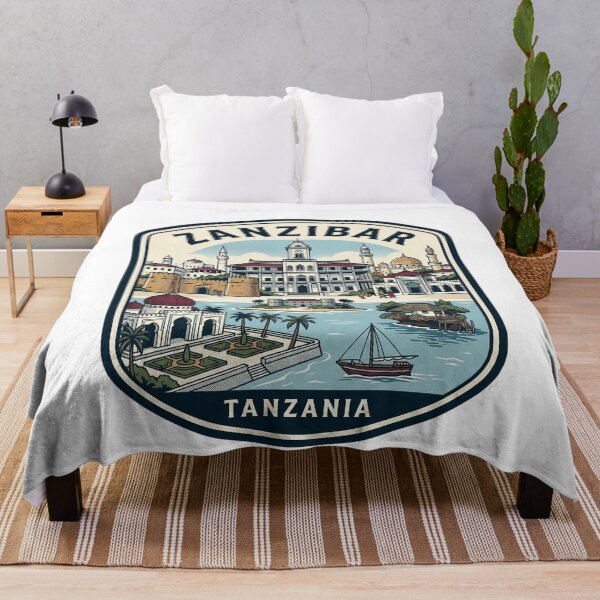 Item preview, Zanzibar Tanzania Vintage Travel Badge designed and sold by k3rstman1.
