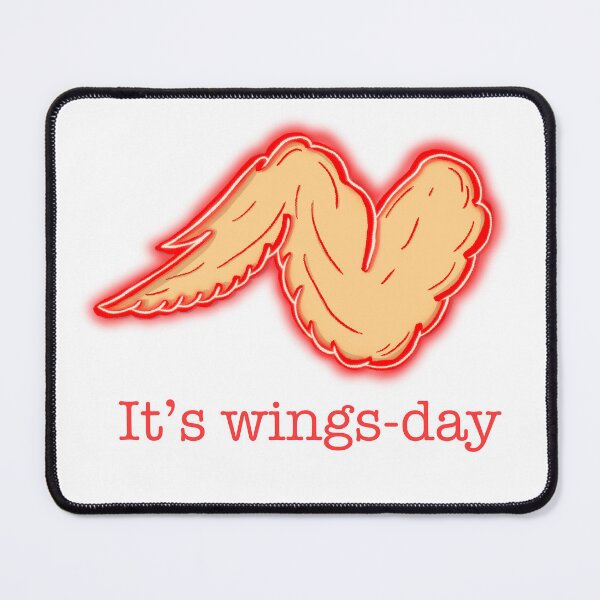 Item preview, It’s Wings-day - hot wings designed and sold by Jennavbeestudio.