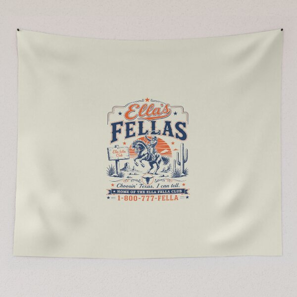 Item preview, Ella Fellas Vintage Western Concert Rodeo Music Fan Ella Fella Club Cowboy 2026 Western Whiskey designed and sold by Kovav.