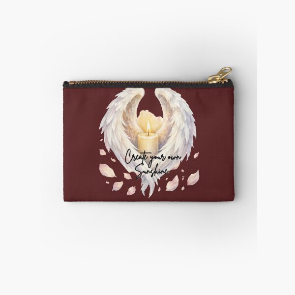 Item preview, Create Your Own Sunshine Angel Wings Candle Quote Aesthetic designed and sold by NikBrin Prevail .