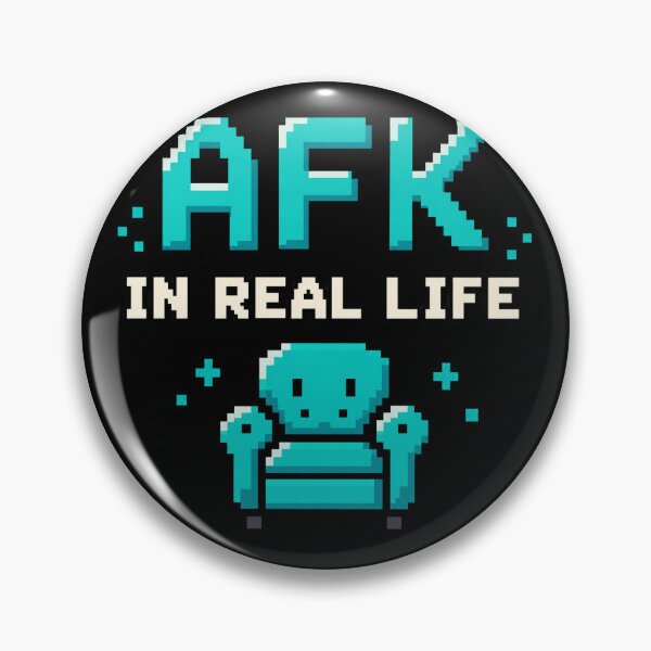 Item preview, AFK in Real Life – Retro Pixel Gaming designed and sold by BYVOK.
