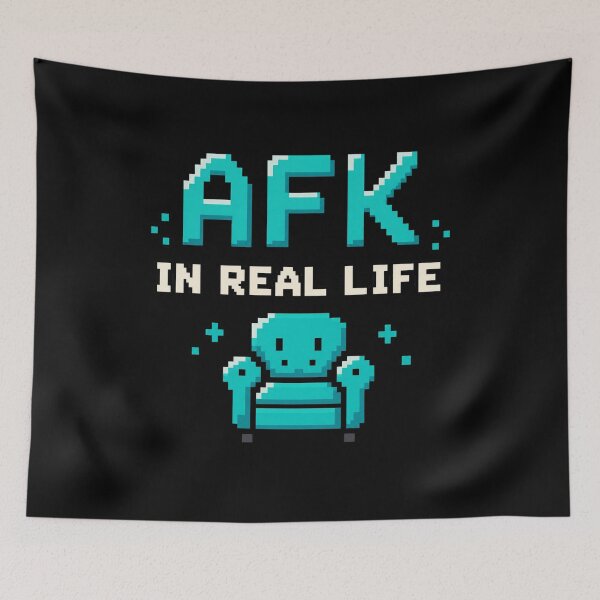 Item preview, AFK in Real Life – Retro Pixel Gaming designed and sold by BYVOK.
