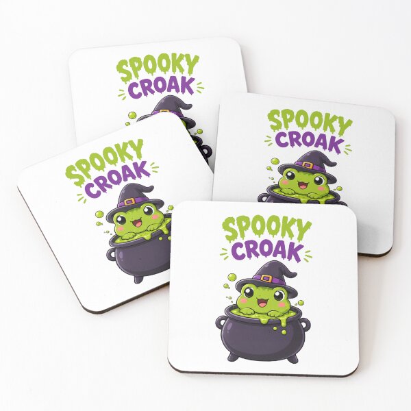 Item preview, Spooky Croak - Halloween - Cute Frog Witch  designed and sold by bkeer abobkr.