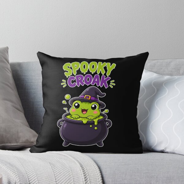 Item preview, Spooky Croak - Halloween - Cute Frog Witch  designed and sold by bkeer abobkr.