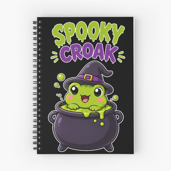 Item preview, Spooky Croak - Halloween - Cute Frog Witch  designed and sold by bkeer abobkr.