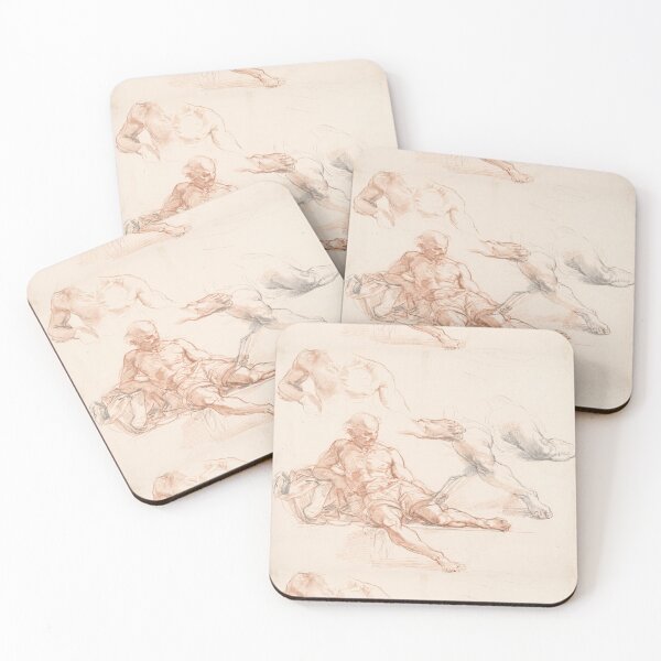 Item preview, Reclining Male Nude Anatomy Studies designed and sold by artofuniverse.