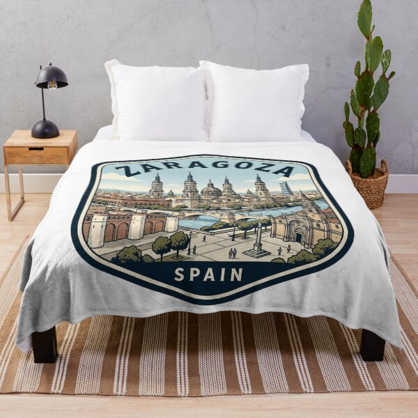 Item preview, Zaragoza Spain Vintage Travel Badge designed and sold by k3rstman1.
