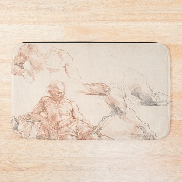 Item preview, Reclining Male Nude Anatomy Studies designed and sold by artofuniverse.