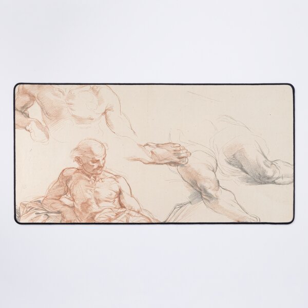 Item preview, Reclining Male Nude Anatomy Studies designed and sold by artofuniverse.