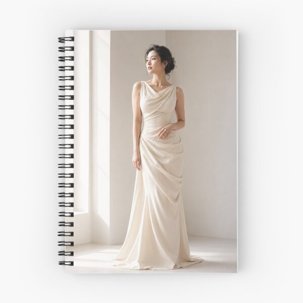 Item preview, Ivory Form – Elegant Woman in Sculptural Light designed and sold by SEIMEI2025.