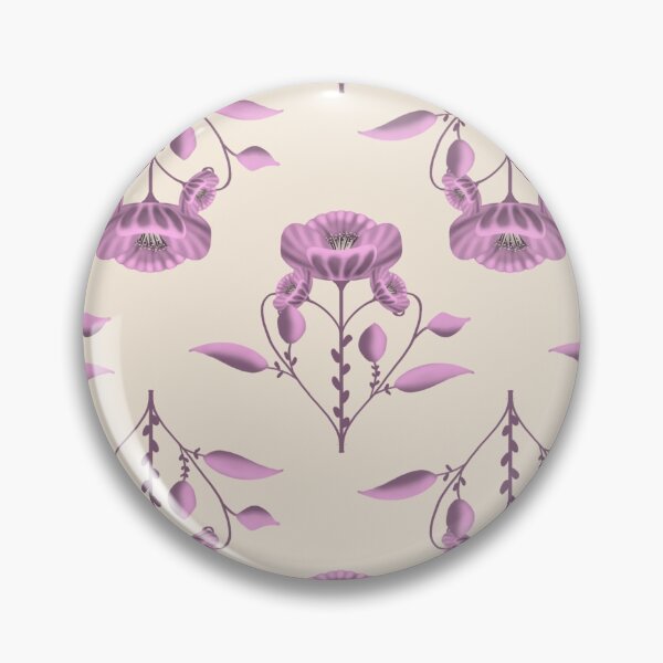 Item preview, Mauve Orchid Garden Elegant Vintage Floral Pattern designed and sold by Almanzart.