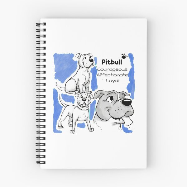 Item preview, Pitbull Courageous Affectionate Loyal Dog Art designed and sold by GiaoCalonas.