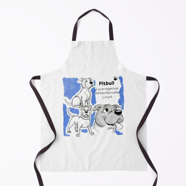 Item preview, Pitbull Courageous Affectionate Loyal Dog Art designed and sold by GiaoCalonas.