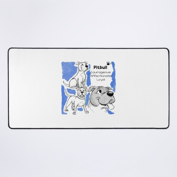 Item preview, Pitbull Courageous Affectionate Loyal Dog Art designed and sold by GiaoCalonas.