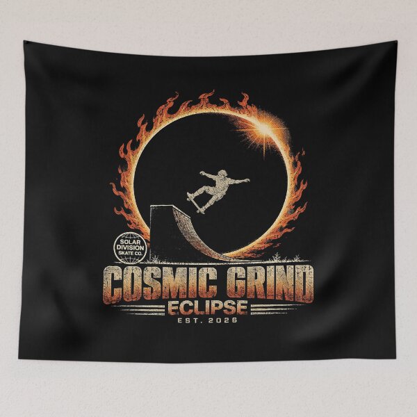 Item preview, Skateboarder Eclipse Cosmic Grind designed and sold by TshirtInk.