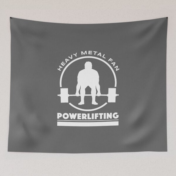 Item preview, Powerlifting | Heavy Metal Fan designed and sold by Pentimore.