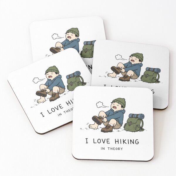 Item preview, Hiking Is Easier In Theory designed and sold by MonkiFlipp.