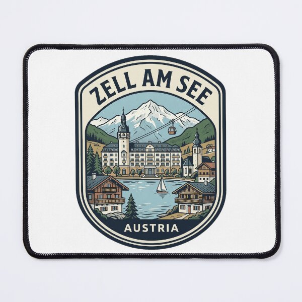 Item preview, Vintage Zell Am See Austria Alpine Travel Badge designed and sold by k3rstman1.