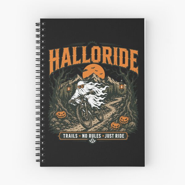 Item preview, Halloride Ghost Mountain Bike Halloween Trail Design designed and sold by SingleTrackes.