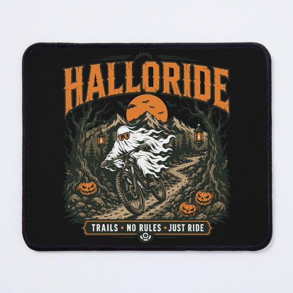 Item preview, Halloride Ghost Mountain Bike Halloween Trail Design designed and sold by SingleTrackes.