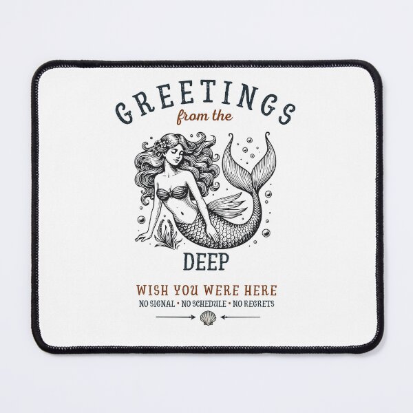 Item preview, Greetings from the Deep Mermaid Vintage Nautical Design designed and sold by Blanczet.
