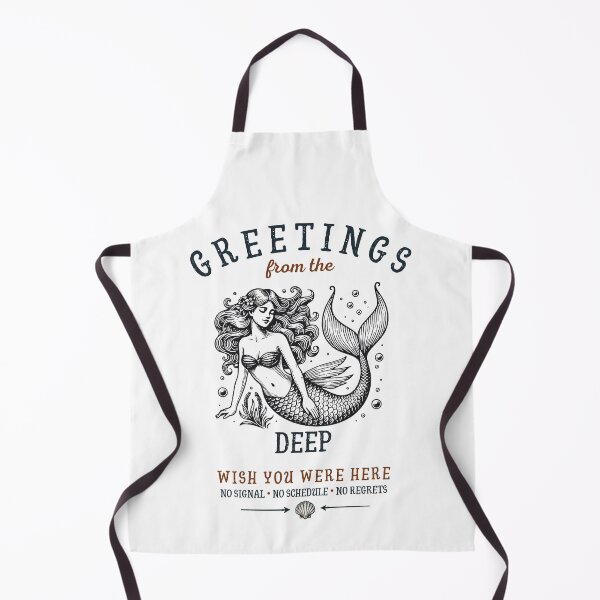 Item preview, Greetings from the Deep Mermaid Vintage Nautical Design designed and sold by Blanczet.